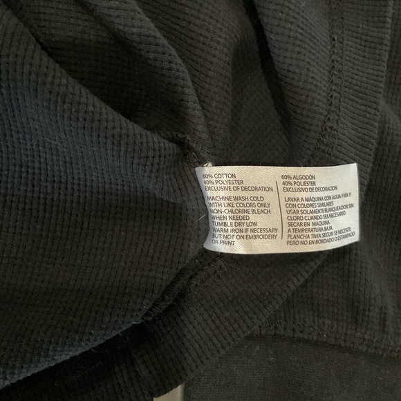 U.S. Polo Assn. Thermal Pullover Long Sleeve Crew Neck Solid Black Men’s Size Lg - Picture 10 of 10